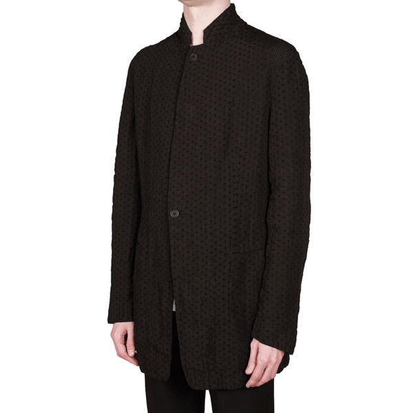 Perforated One Button Jacket