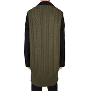 Knit Panel Coat by Ffixxed