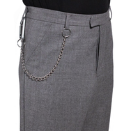 Cropped Chain Trousers by Matthew Miller