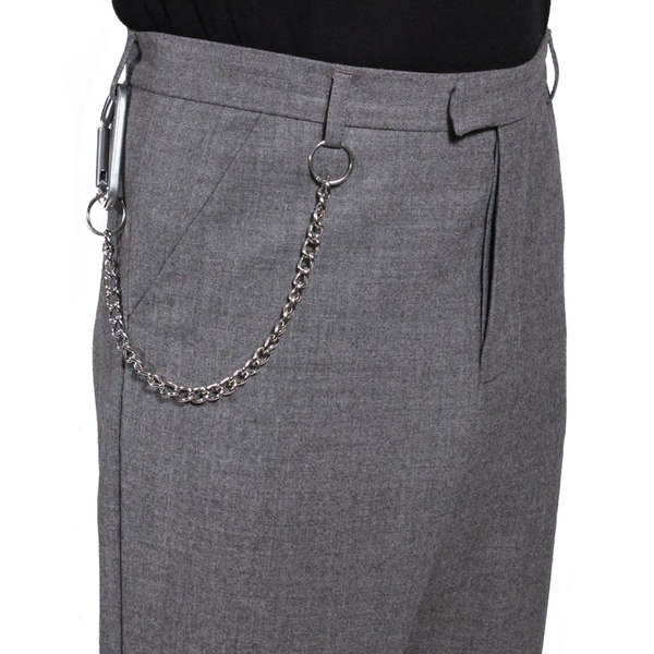 Cropped Chain Trousers by Matthew Miller