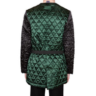 Two-Color Quilted Coat