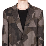 Geo Camo Tailored Coat